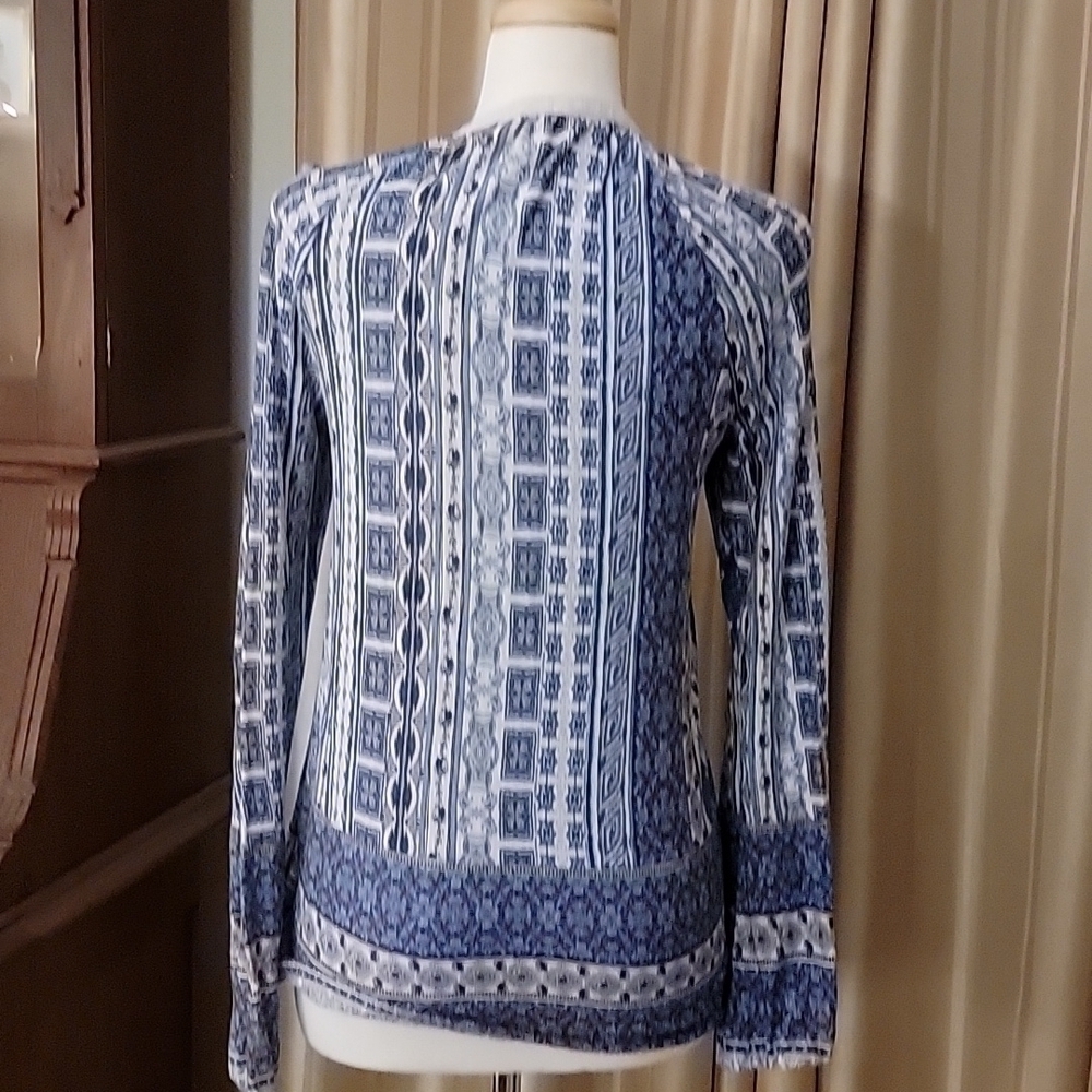 Vintage America Blues Women's Long sleeved Boho Top - Picture 4 of 7